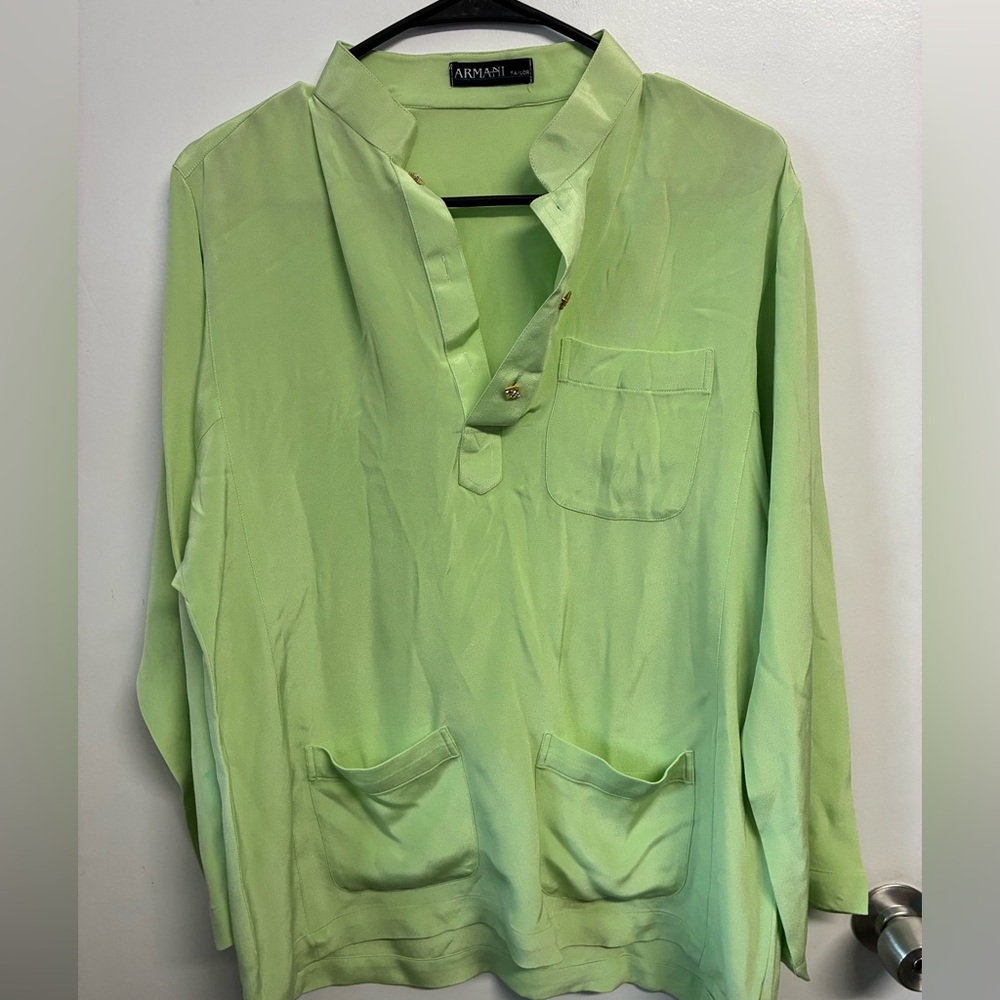Giorgio Armani Vibrant Yellow Shirt